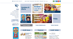 Desktop Screenshot of kosher.org.uk
